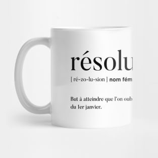 Résolution Mug